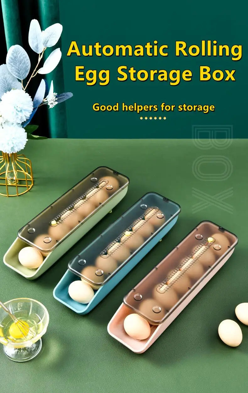 Automatic Rolling Egg Storage Box