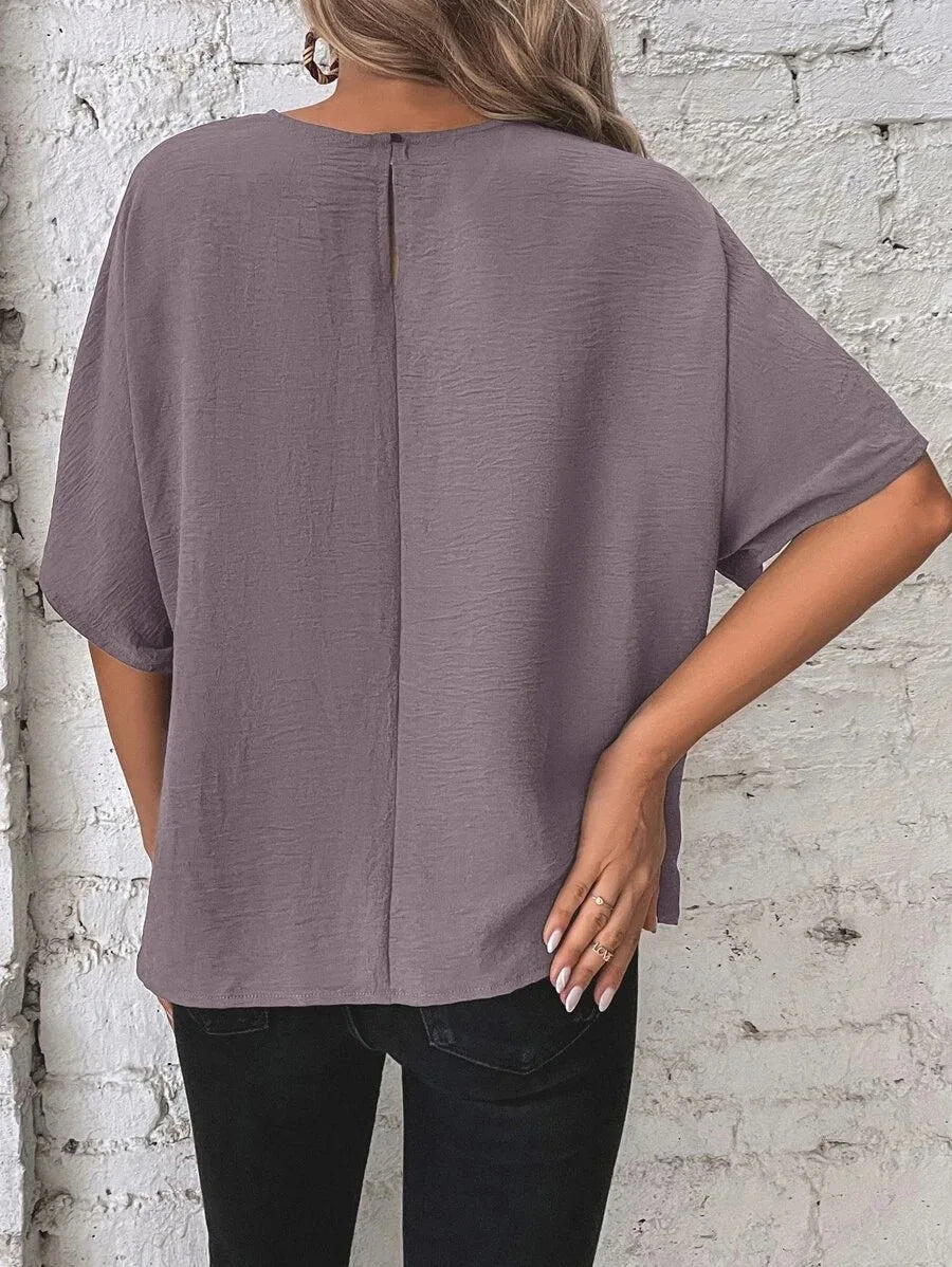 Loose Bat Sleeved T-Shirt