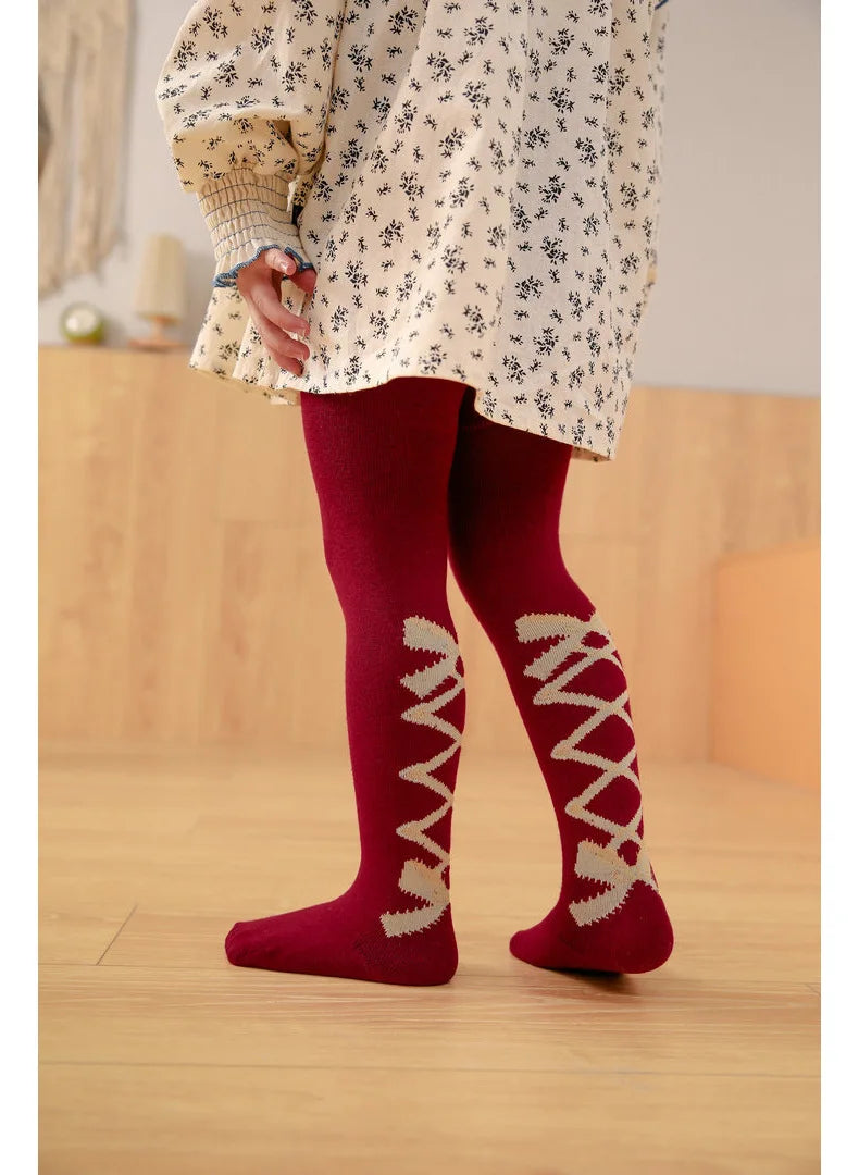 Soft Cotton Princess Bowknot Tights