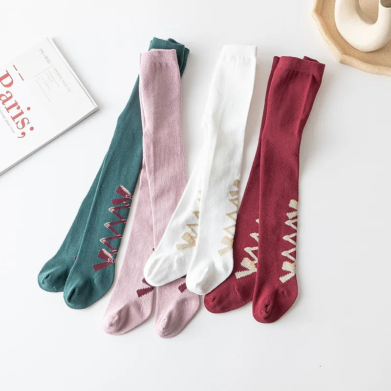 Soft Cotton Princess Bowknot Tights