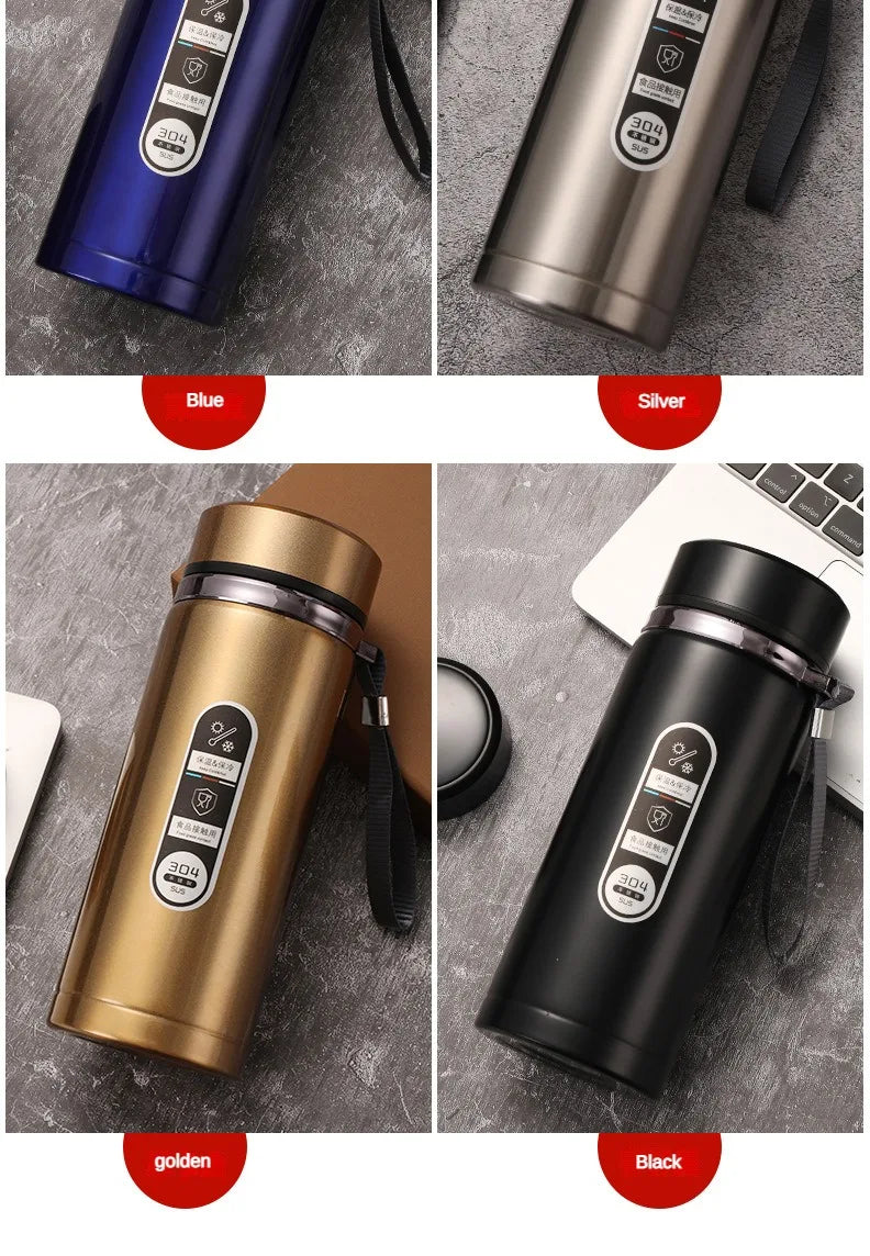 Stainless Steel Thermos Bottle with LED Temperature Display