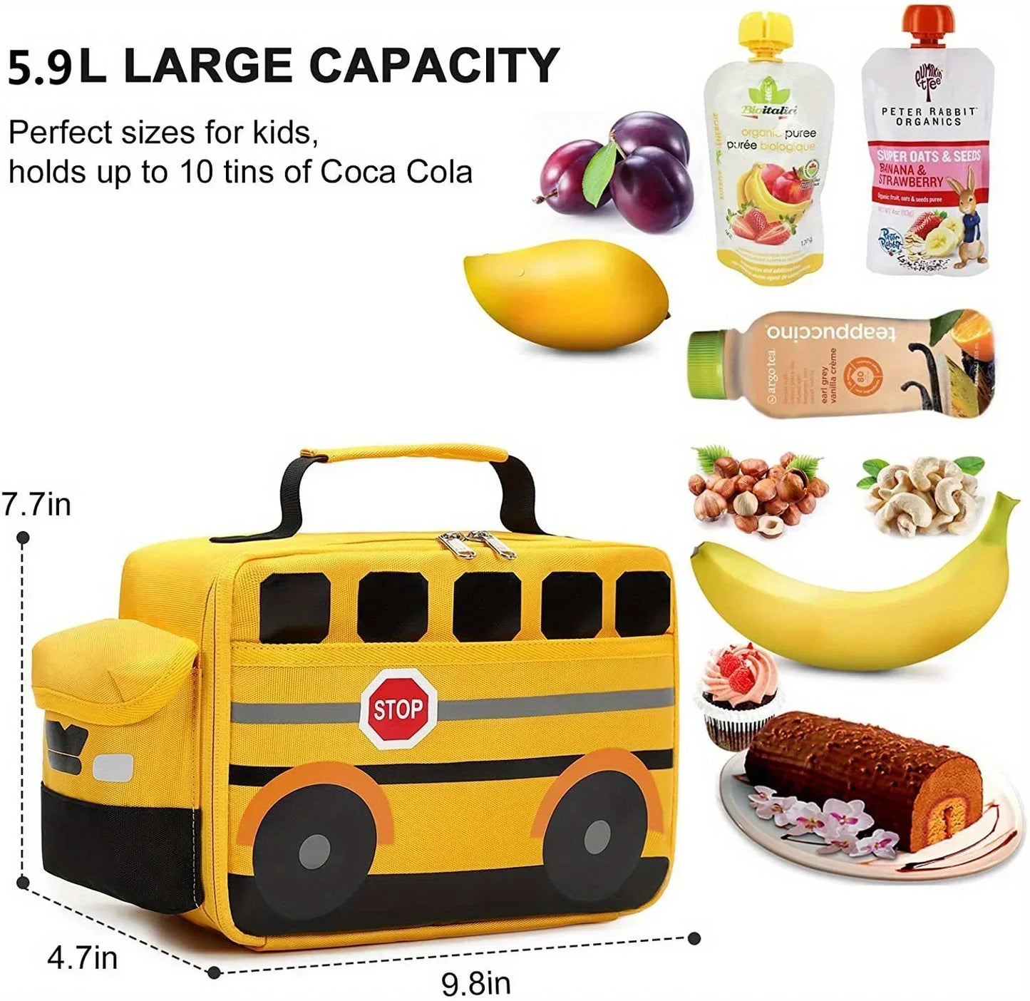 Children's Car Meal Box Bag