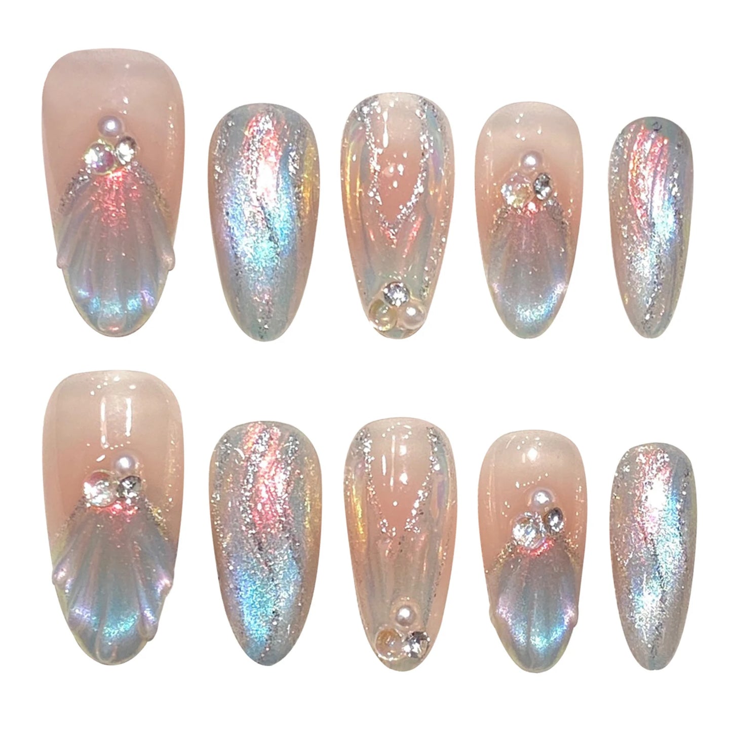 Handmade Press on Nails 10pcs