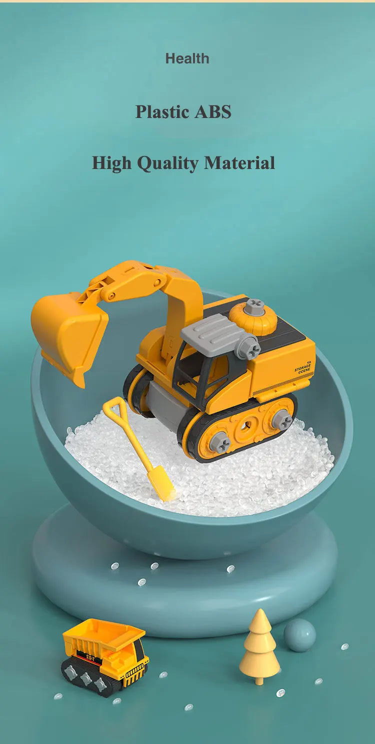 Kids Engineering Vehicle Electric Drill Tool Toys