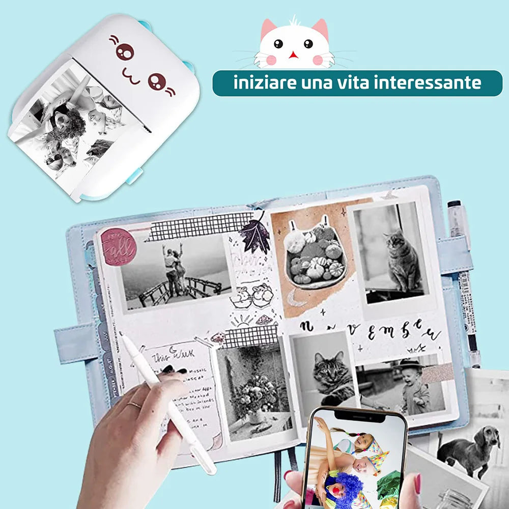 Portable Mini Bluetooth Photo Printer