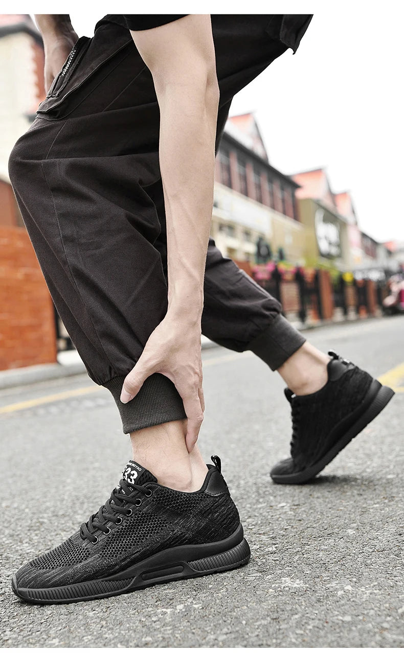 Men Sneakers With Hidden Heels