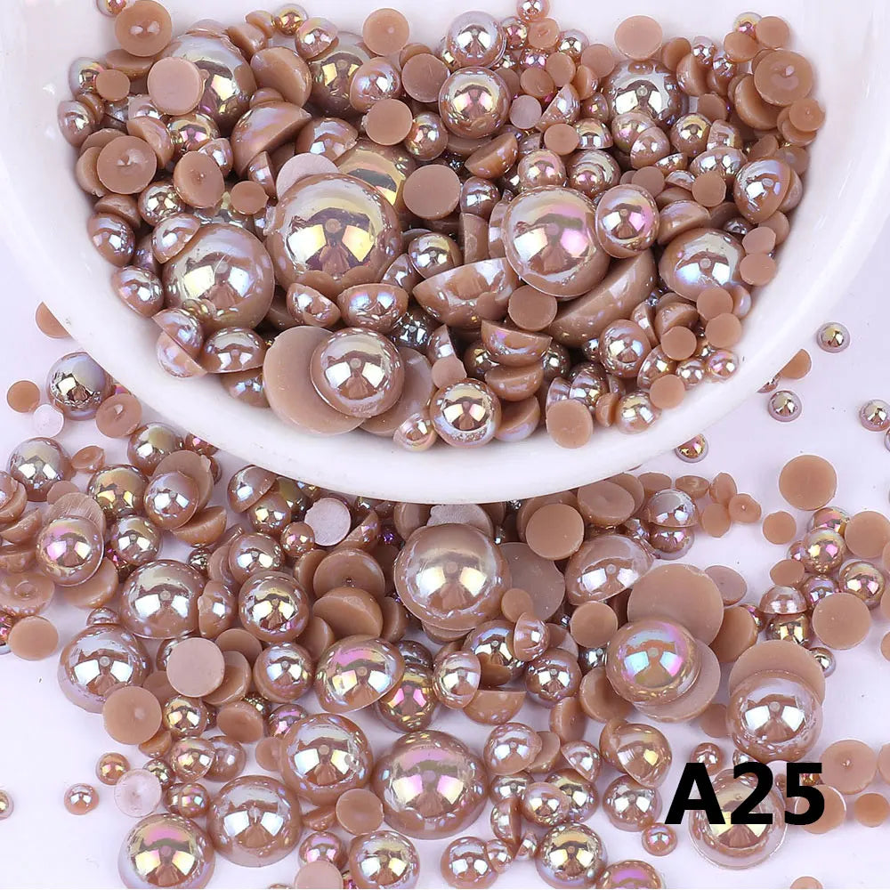 Random Mix Beads Imitation Pearl