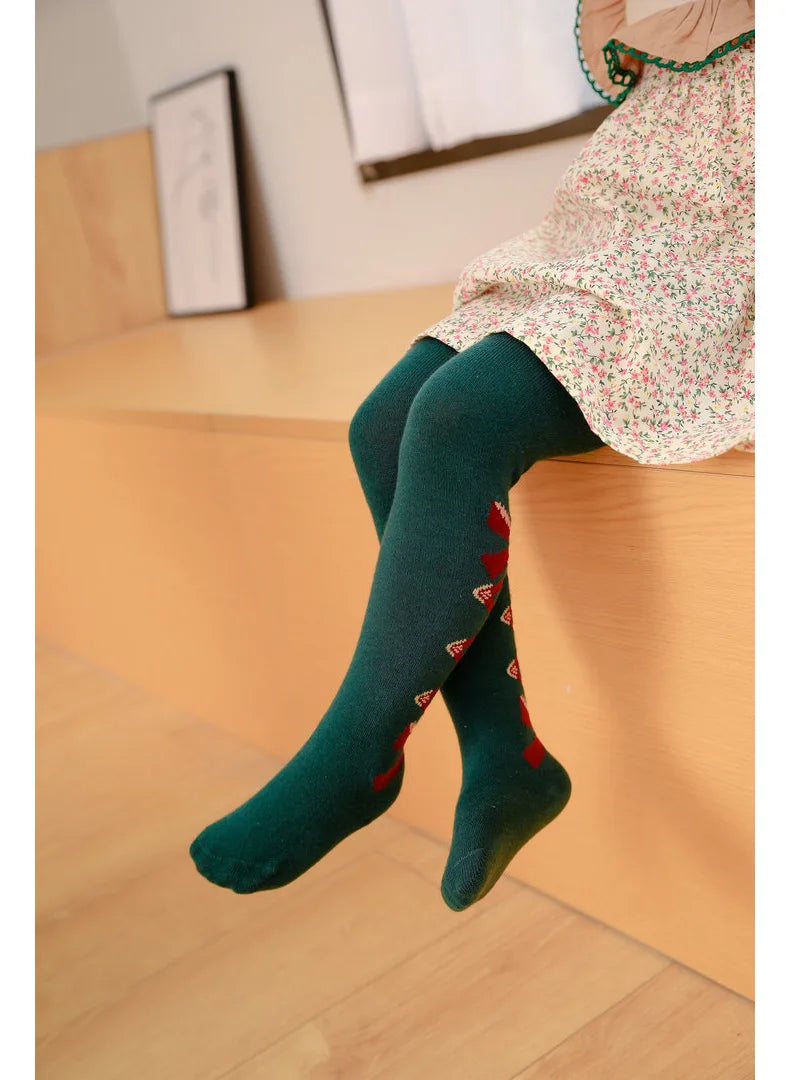 Soft Cotton Princess Bowknot Tights