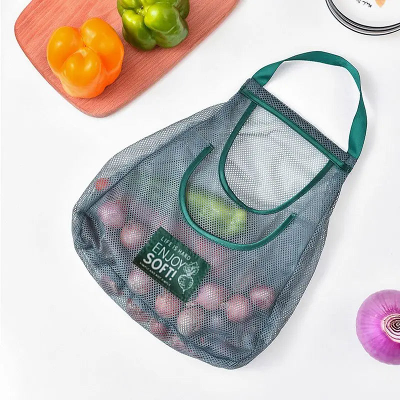 Fruit Vegetable Breathable Mesh Hanging Bags