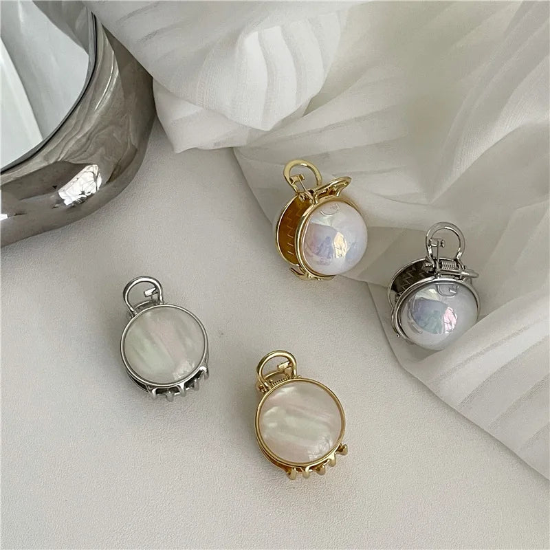 Round Pearl Claw Clips