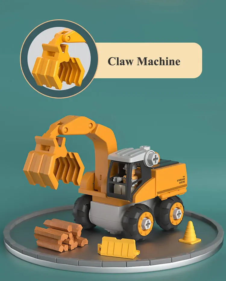 Kids Engineering Vehicle Electric Drill Tool Toys
