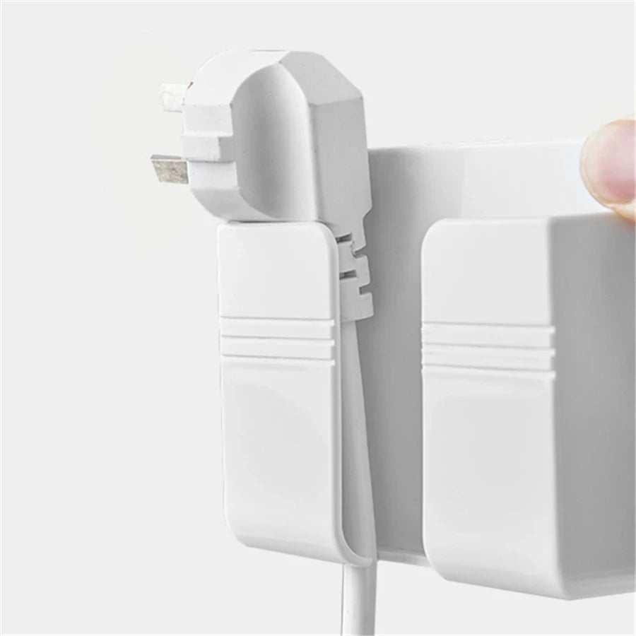 Multifunction Wall Storage – Phone Charging Bracket with Remote Holder