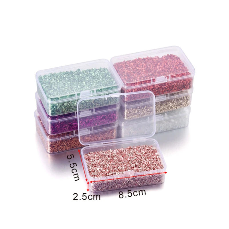 Colorful Crushed Glass Stones