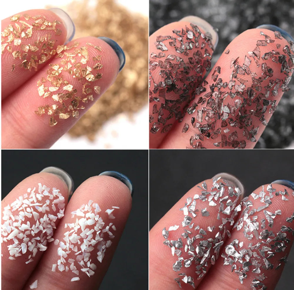 Colorful Crushed Glass Stones