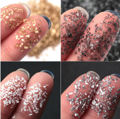 Colorful Crushed Glass Stones