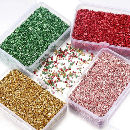 Colorful Crushed Glass Stones