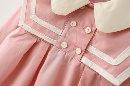 Cotton Long Sleeve  Dress