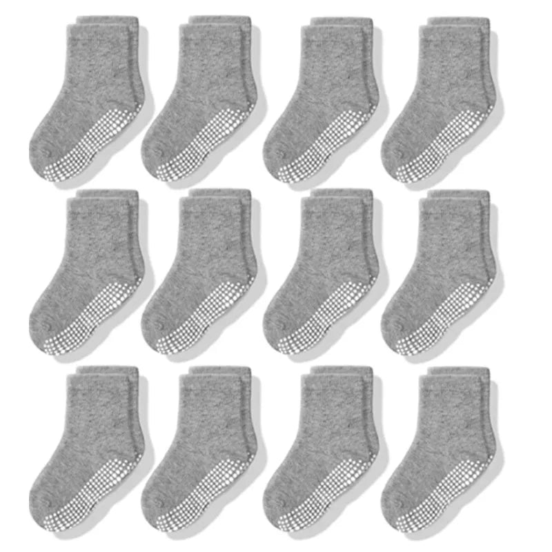 Non-Slip Kids Socks with Grip