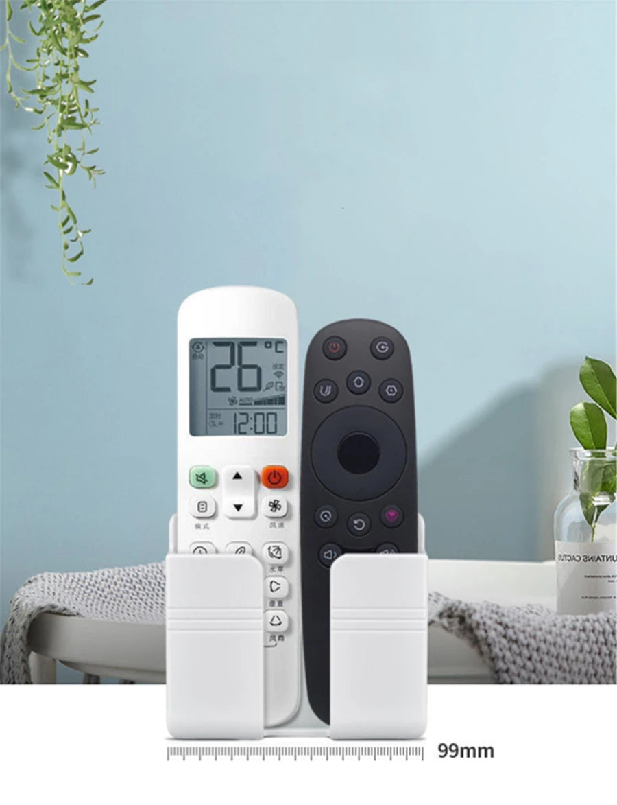Multifunction Wall Storage – Phone Charging Bracket with Remote Holder