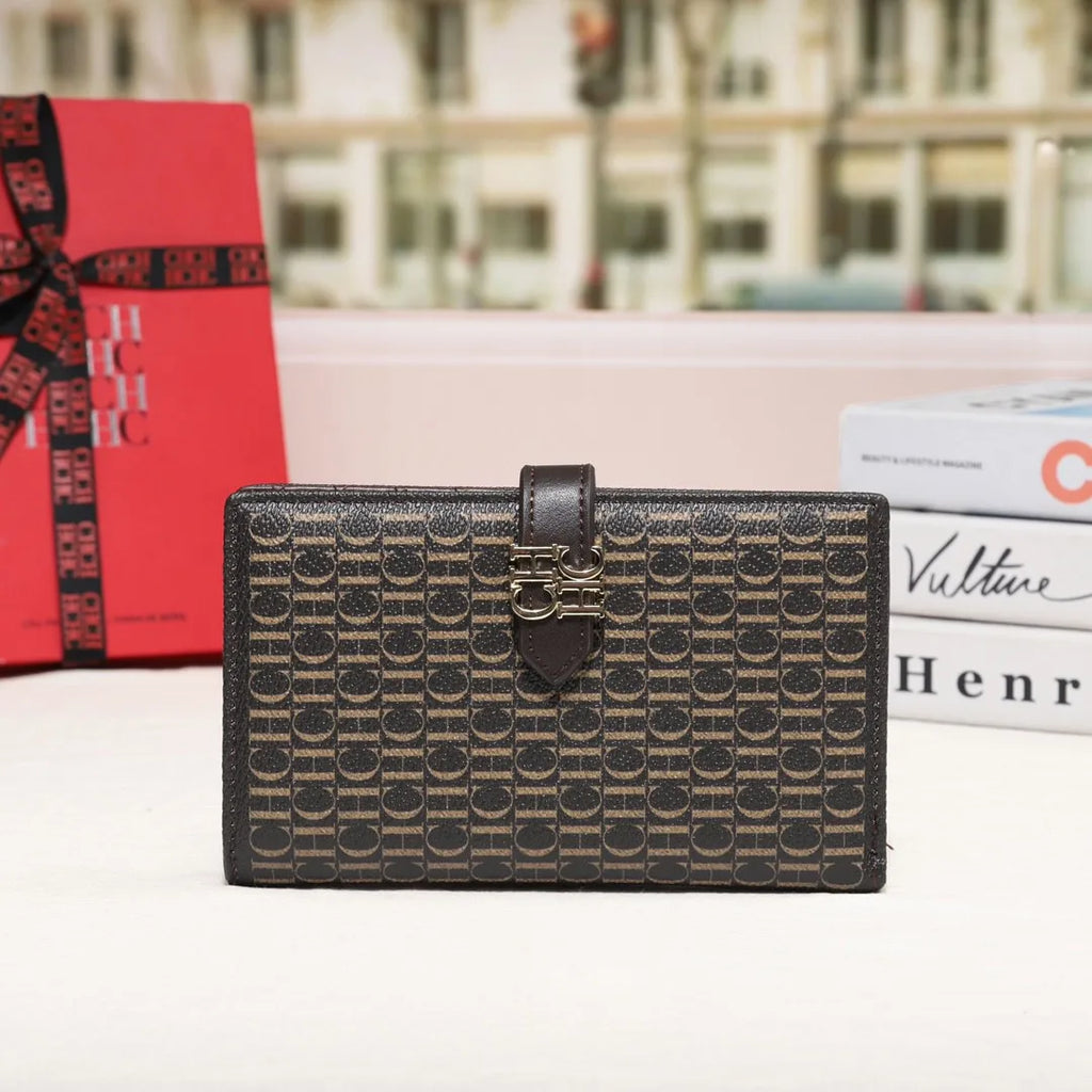 Elegant Long Wallet – High-Capacity Organizer for Cards & Coins