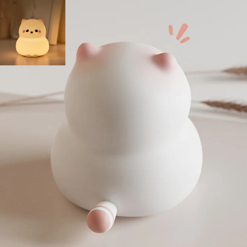 Silicone Bunny Night Light – Touch Sensor Lamp for Kids, Babies & Nursery Decor