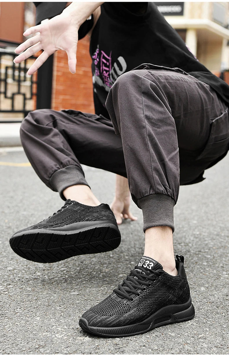 Men Sneakers With Hidden Heels
