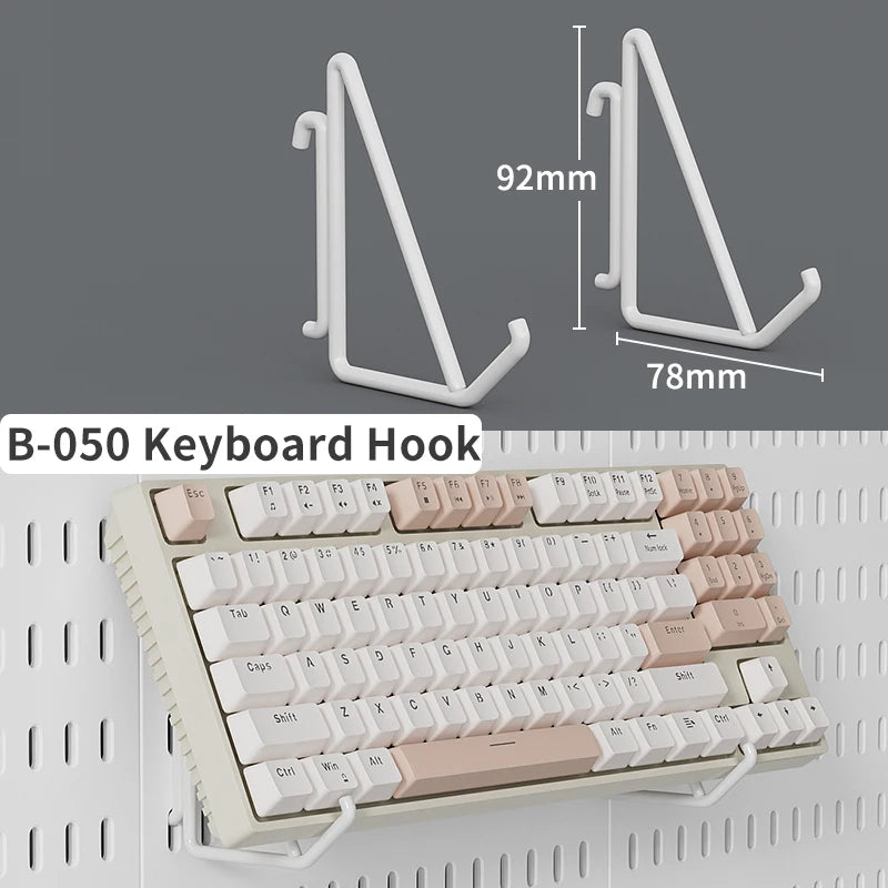 Pegboard Wall Display Kit – Modular Punch-Free Panels for Craft Room & Office Storage