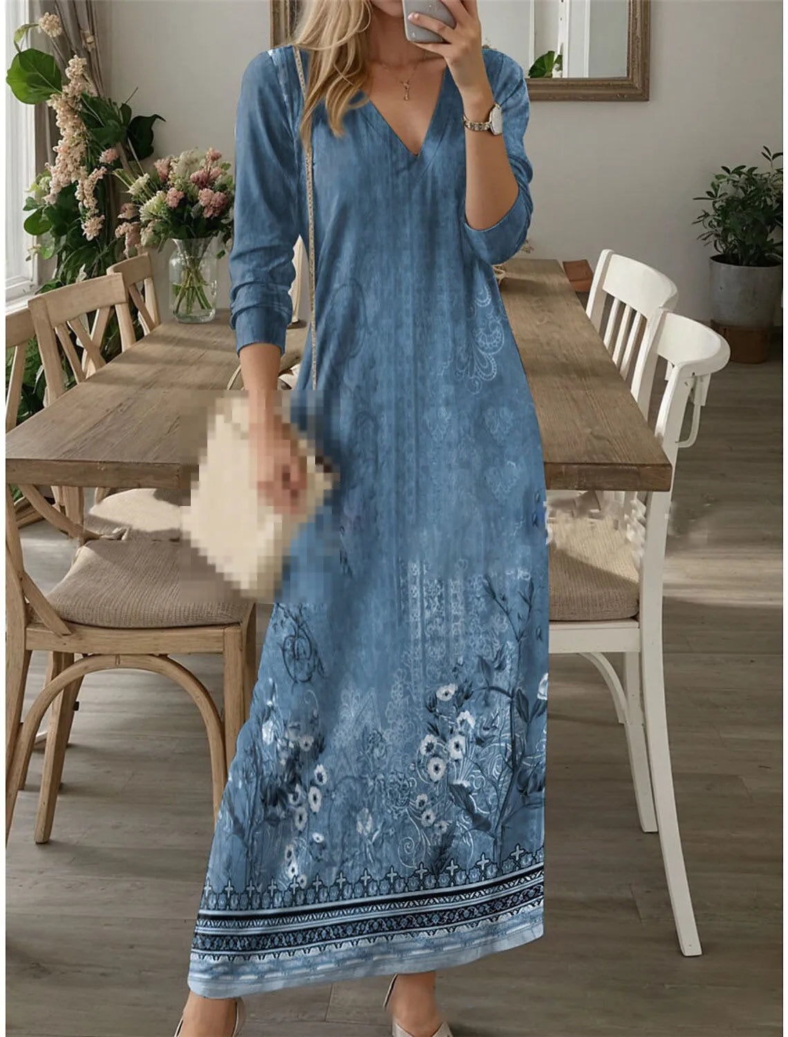 Women's  Digital Print Dress