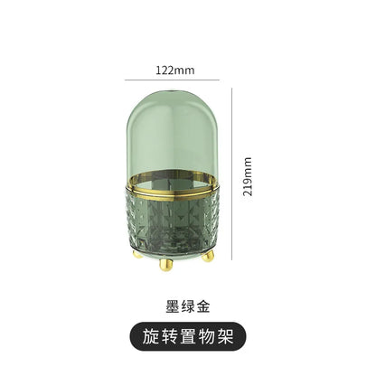 360-degree Rotating Makeup Stand for Cosmetics Storage