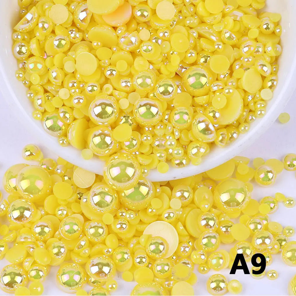 Random Mix  Beads Imitation Pearl