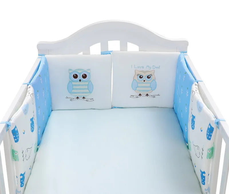 6Pcs/Set Baby Bed Protector