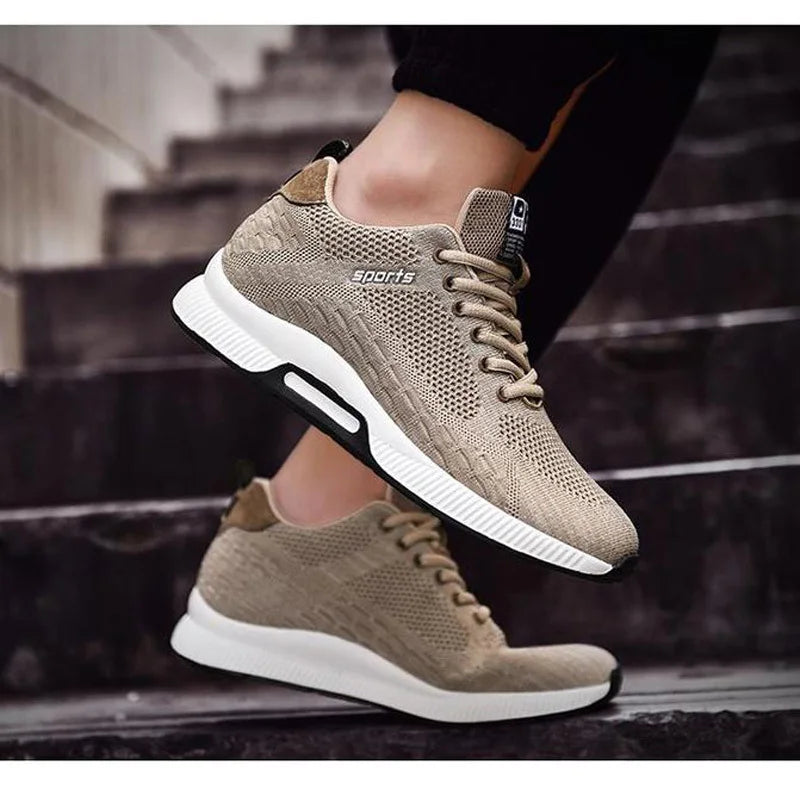 Men Sneakers With Hidden Heels