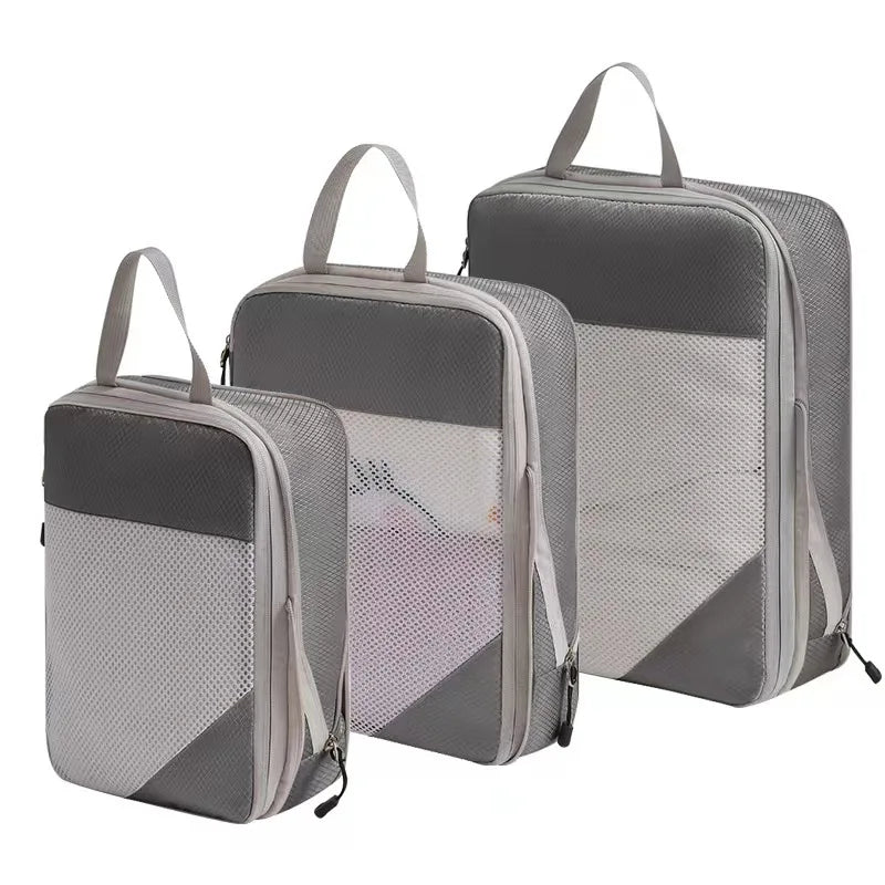 Luggage Packing Cubes – Expandable Compression Organizers for Suitcases & Trips