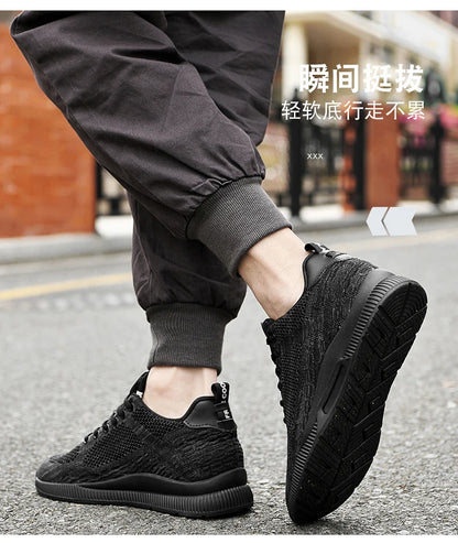 Men Sneakers With Hidden Heels