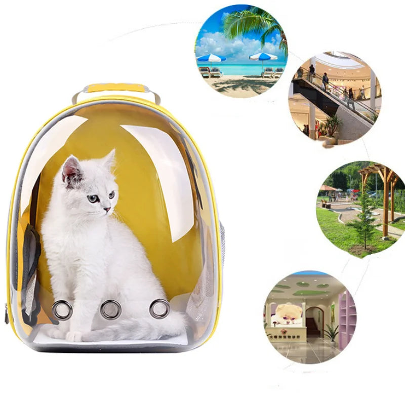 Cat Backpack – Transparent Space Capsule Carrier