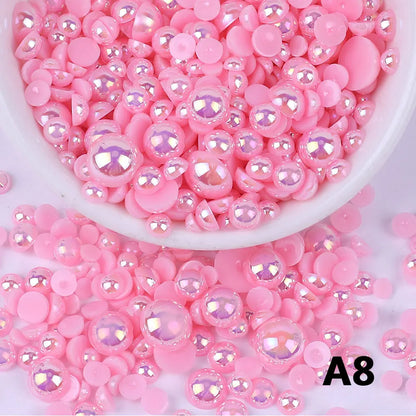 Random Mix  Beads Imitation Pearl