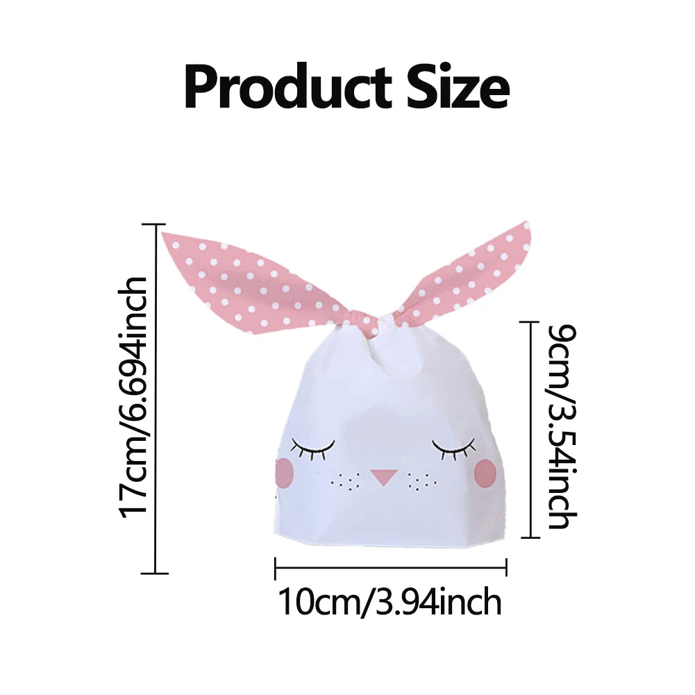 50pcs  Rabbit Ears Candy Bags