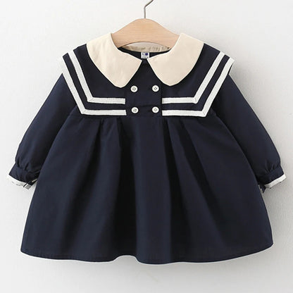 Cotton Long Sleeve  Dress