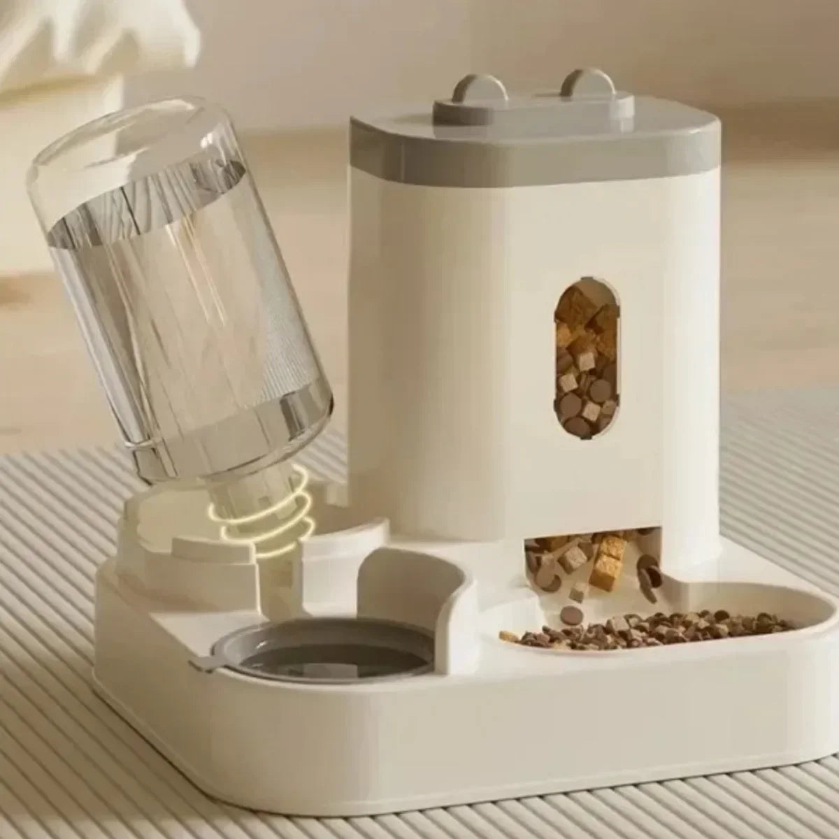 Automatic Feeder & Water Fountain – Large Capacity Food Dispenser for Dogs & Cats