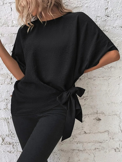 Loose Bat Sleeved T-Shirt