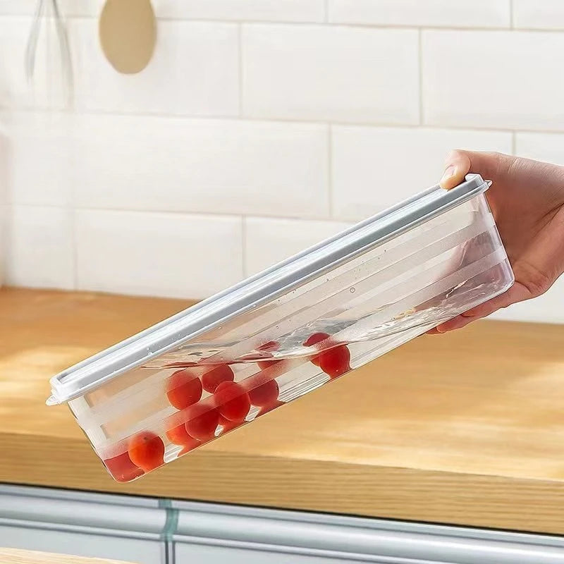 Multi-Pack Food Storage Containers – 2/4pcs Fresh-Keeping Boxes with Lids for Fridge & Kitchen