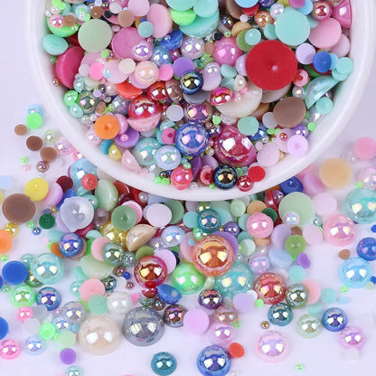 Random Mix  Beads Imitation Pearl