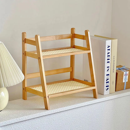 Multi-Tiers Wooden Storage Shelf