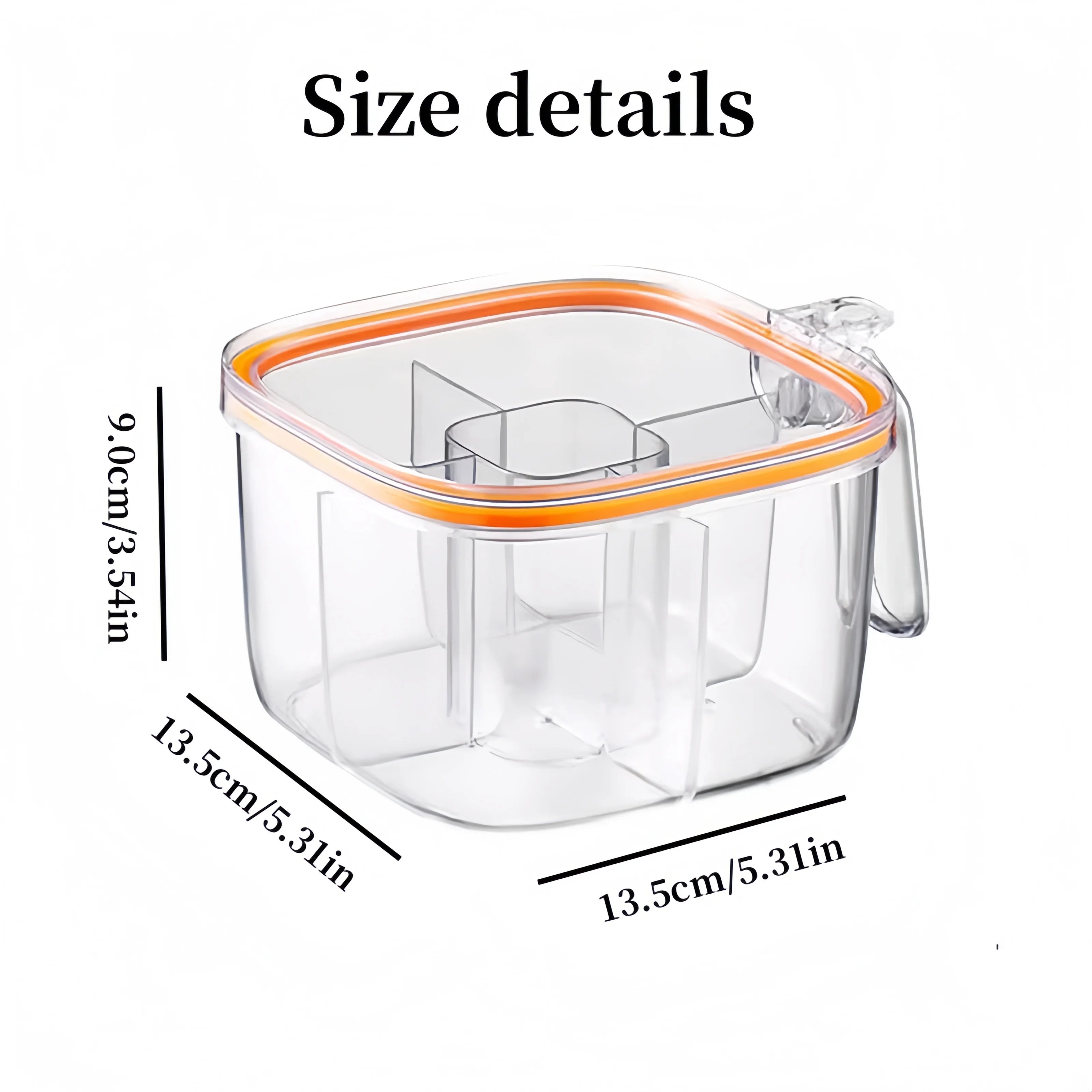Spice Organizer, Multi-Compartment Seasoning Jar Organizer
