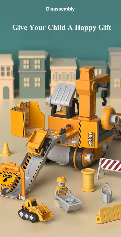 Kids Engineering Vehicle Electric Drill Tool Toys