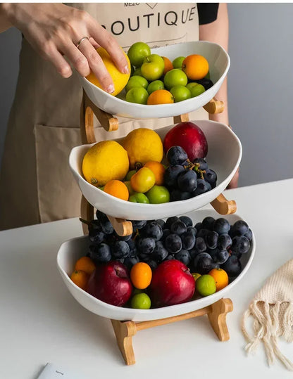 Two/Three layer  Plastic Fruit Plate