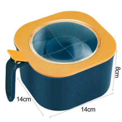 Seasoning Box with Handle Spoons