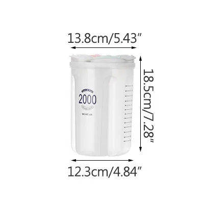Grain Storage Box – Large-Capacity Multi-Grid Container with Moisture-Proof Sealed Lid