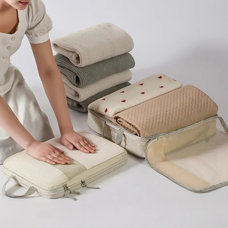 Luggage Packing Cubes – Expandable Compression Organizers for Suitcases & Trips