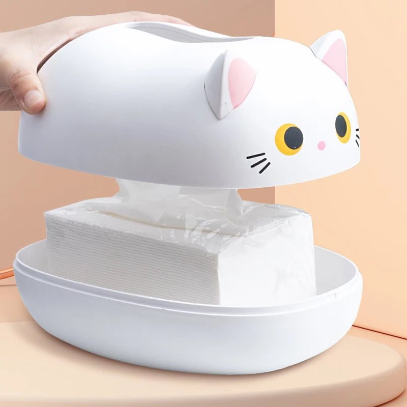 Kawaii Cat Tissue Box